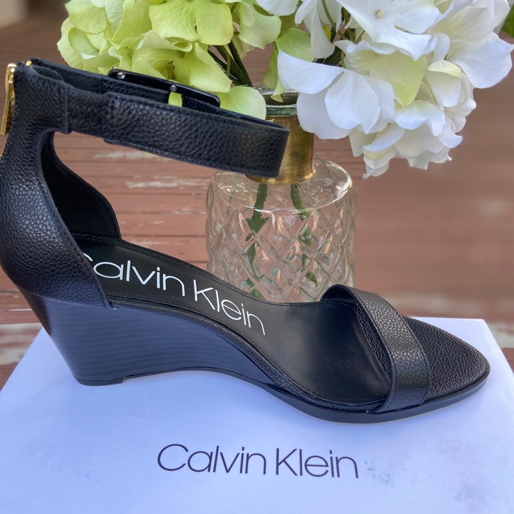 Calvin Klein wedge sandal.